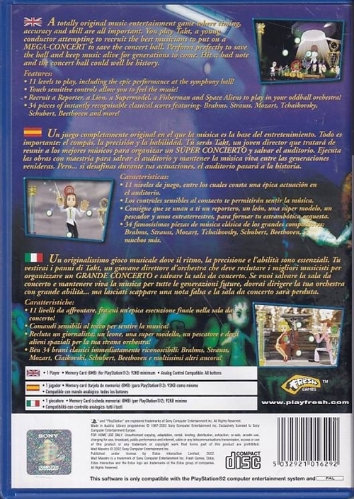 Mad Maestro! - PS2 (B Grade) (Genbrug)